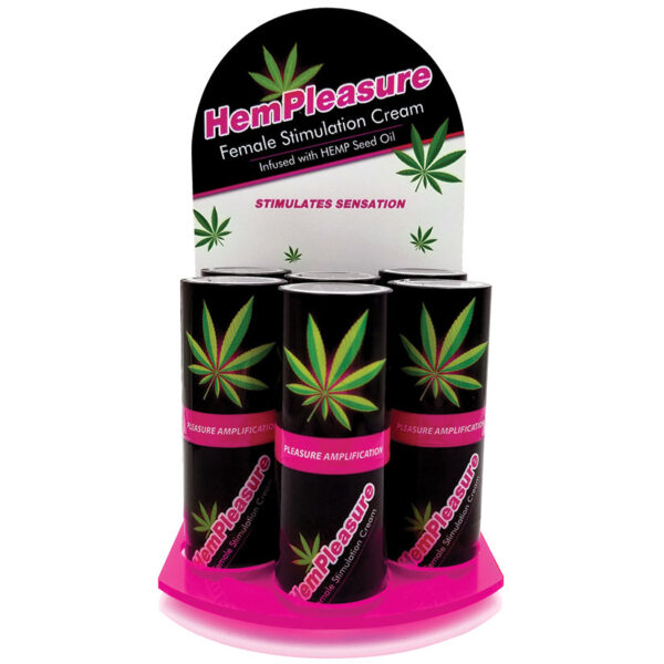 HemPleasure for Women Stimulation Cream .5oz Display of 6