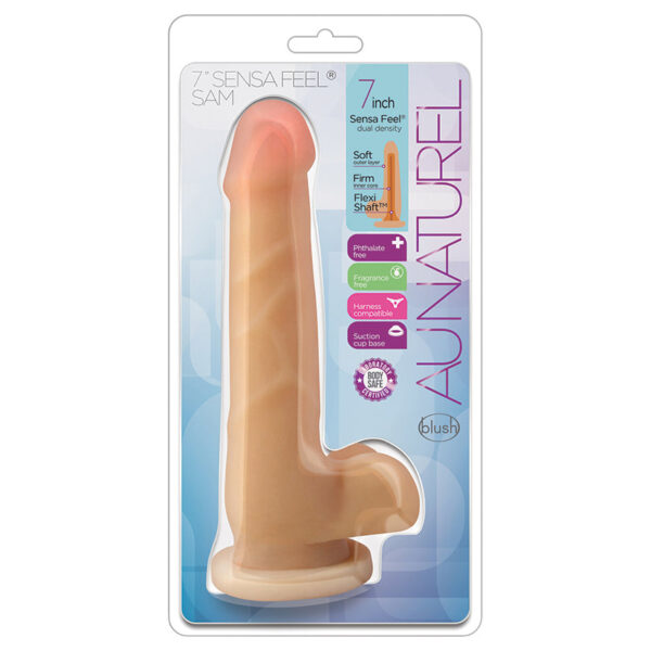 Au Naturel Sam Dildo-Beige 7"