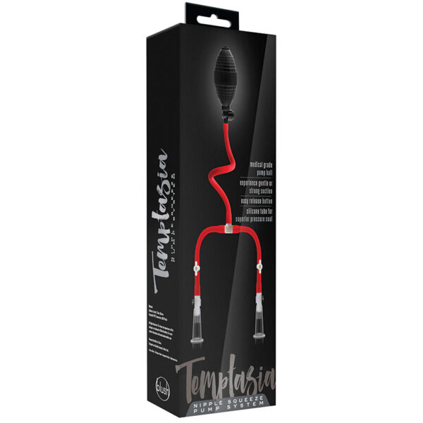 Temptasia Nipple Squeeze Pump System  €“ Black