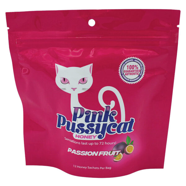Pink Pussycat Passionfruit Honey Bag of 12