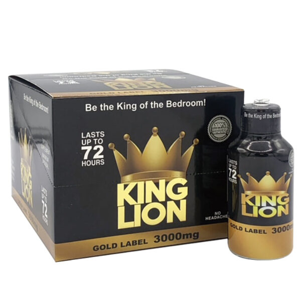 King Lion Liquid Shot Display of 12
