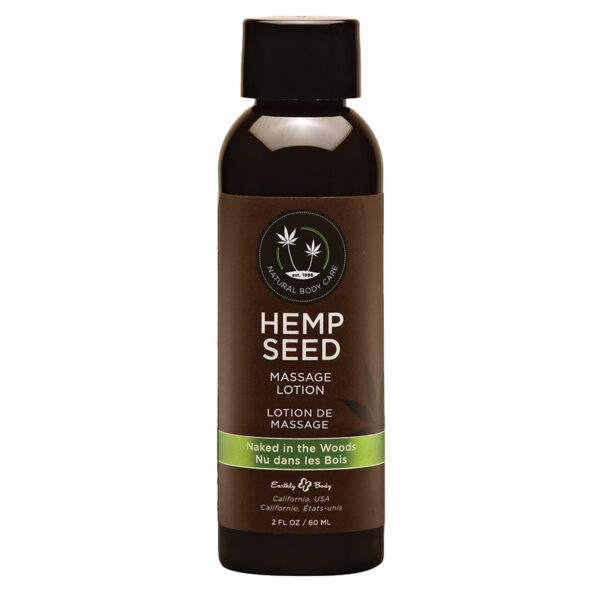 Earthly Body Hemp Seed Massage Lotion-Naked In The Woods 2oz