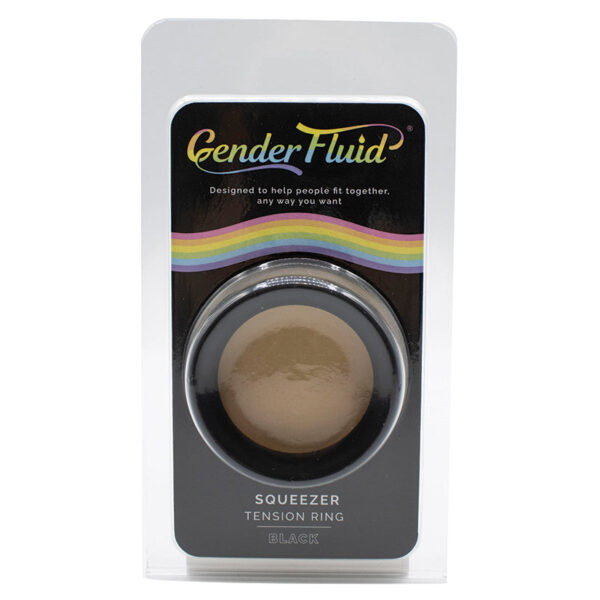 Gender Fluid Squeezer Tension Ring-Black