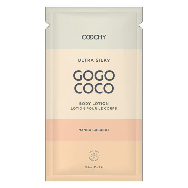 Coochy Ultra Gogo Coco Silky Body Lotion-Mango Coconut 10ml Foil