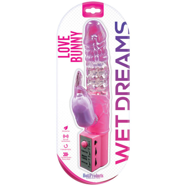 Wet Dreams Love Bunny-Pink Passion 9.5"