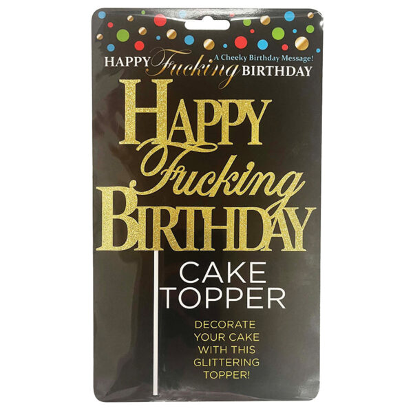 Happy F'ing Birthday Cake Topper
