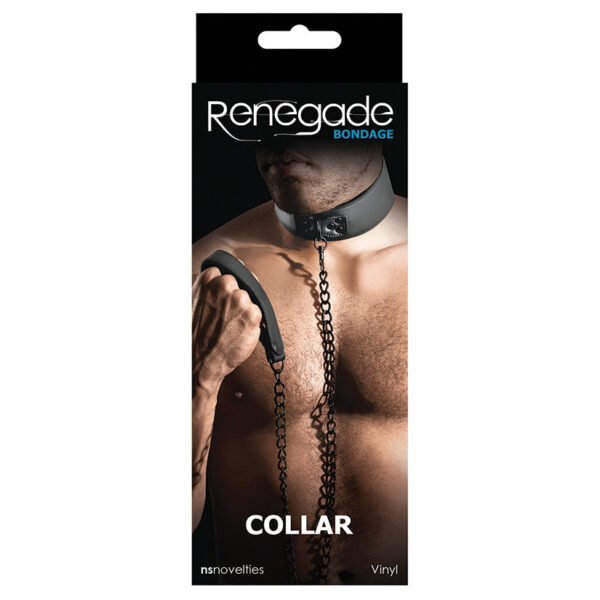 Renegade Bondage Collar-Black