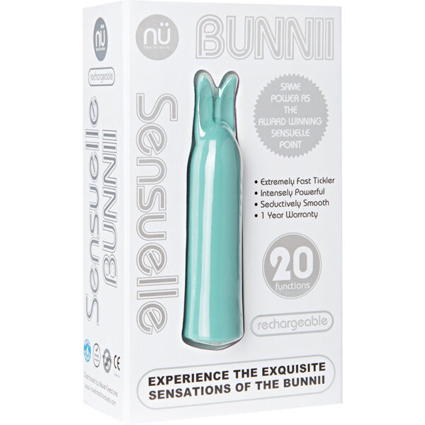 Sensuelle Bunnii 20 Function Vibe-Teal Blue