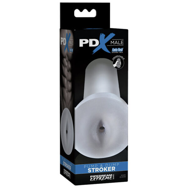 PDX Male Pump & Dump Stroker-Clear