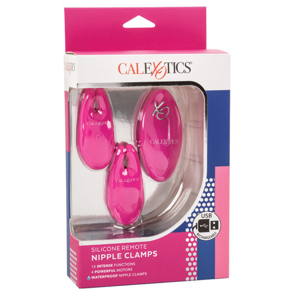 Silicone Remote Nipple Clamps-Pink