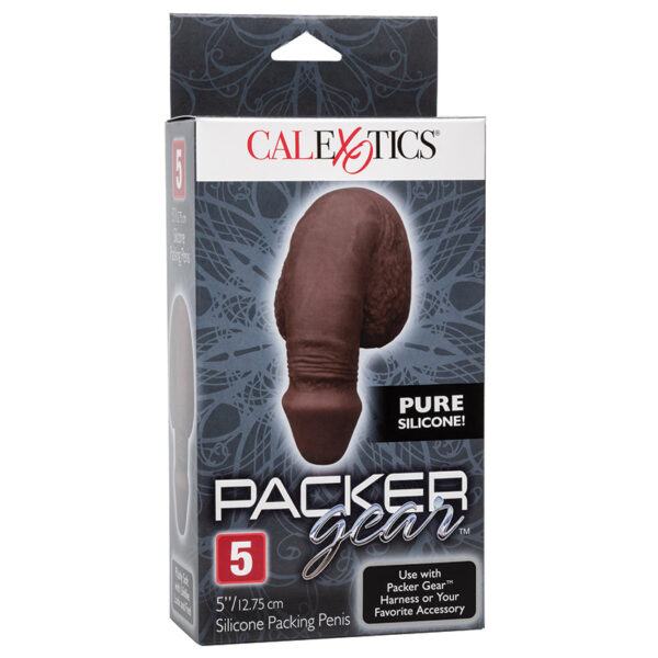 Packer Gear Silicone Packing Penis-Black 5"