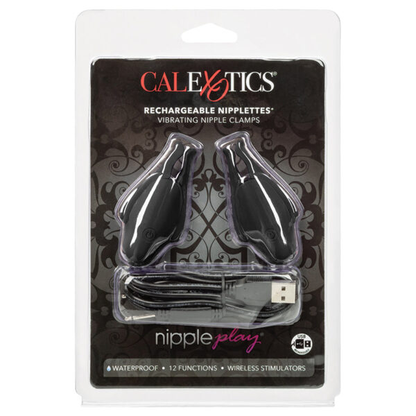 Nipple Play Rechargeable Nipplettes-Black