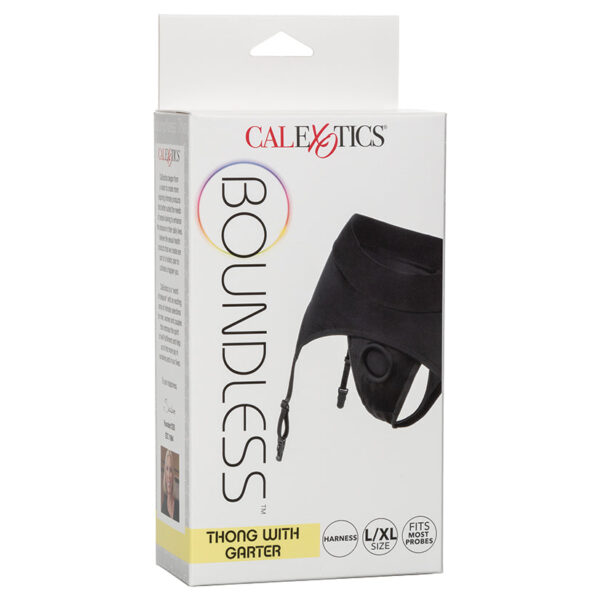 Boundless Thong with Garter-L/XL
