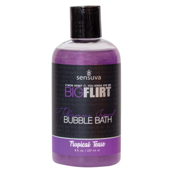 Sensuva Big Flirt Pheromone Bubble Bath-Tropical Tease 8oz