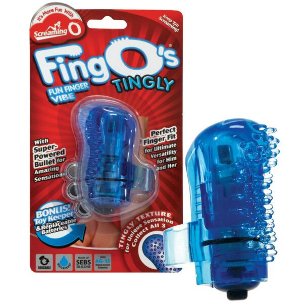 Screaming O FingO's Tingly-Blue 2.5"
