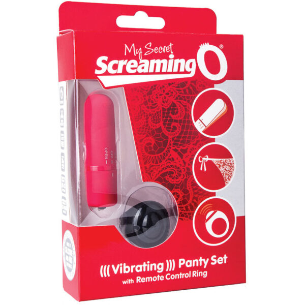 Screaming O My Secret Remote Control Panty Vibe-Red
