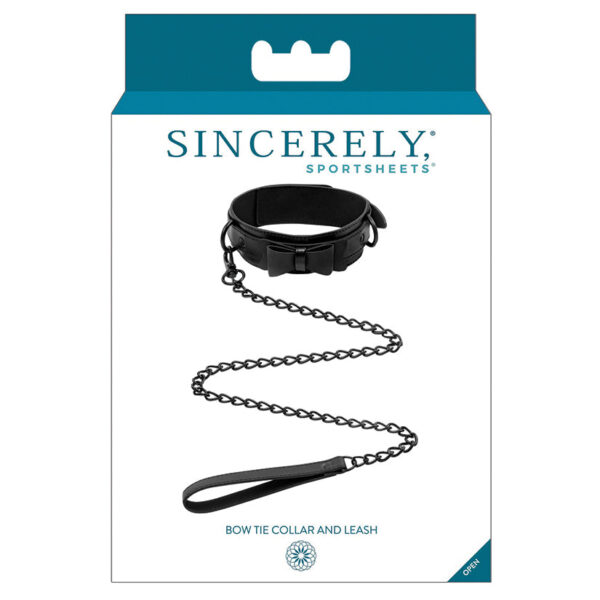 Sincerely Bow Tie Collar Leash