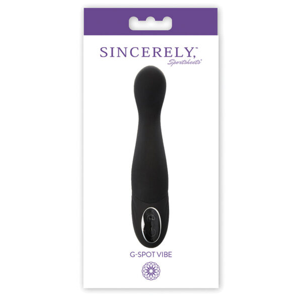 Sincerely G-Spot Vibe-Black