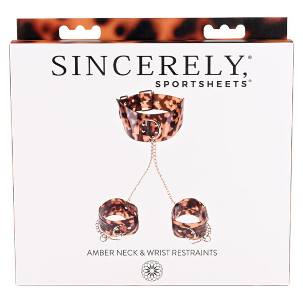 Sincerely Amber Neck & Wrist Restraint...