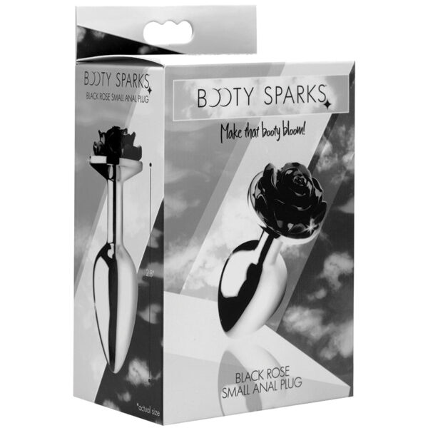 Booty Sparks Black Rose Anal Plug-Small